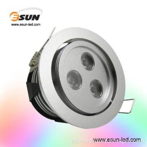 3W adjustable led downlight,high power.CNC casting